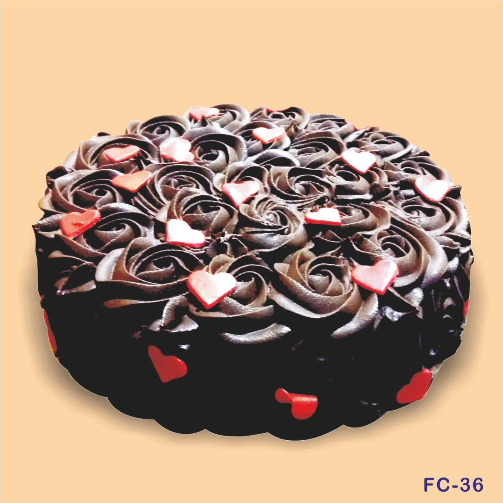 Heavenly Love Chocolate Delight Cake