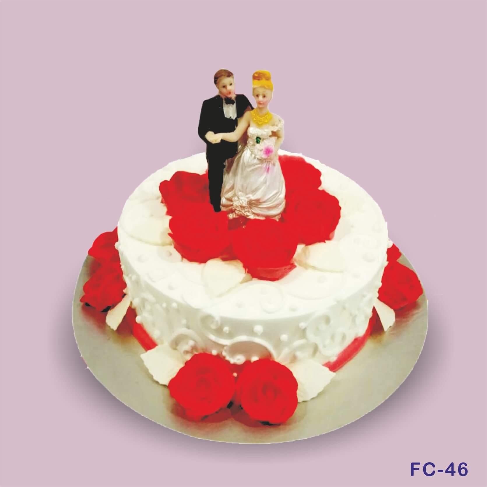 Wedding Cake, 24x7 Home delivery of Cake in Rajbolaram, Hyderabad