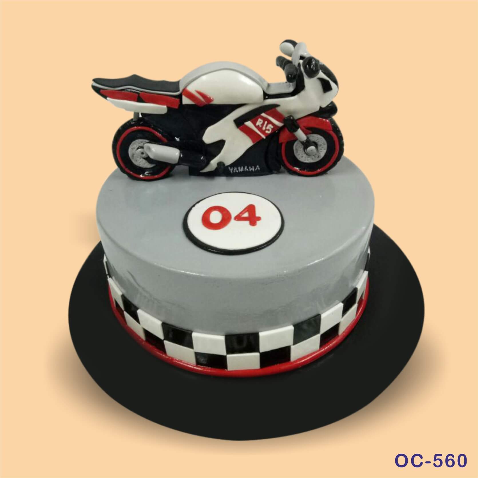 3D Super Bike Cake