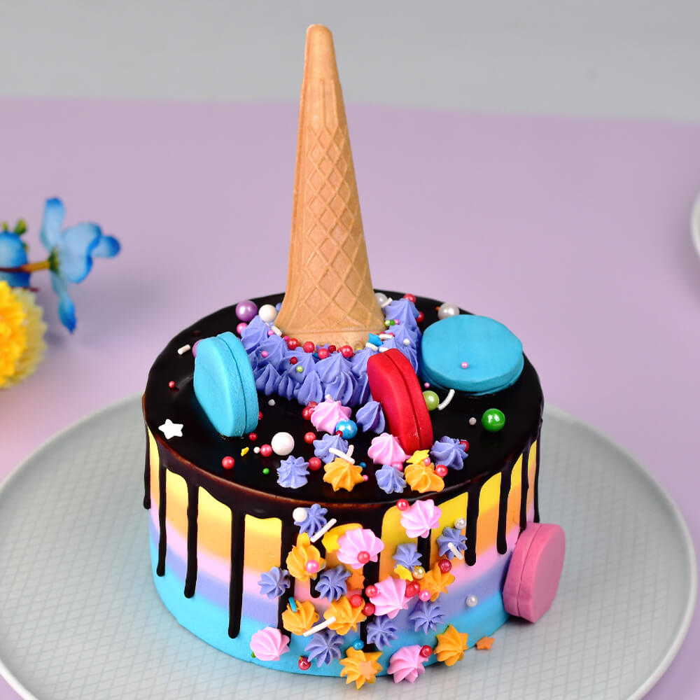 Whimsical Celebration Delight Cake