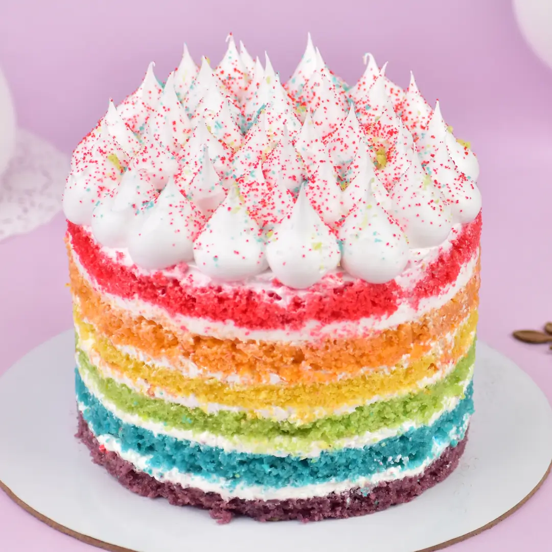Rainbow FC Cake