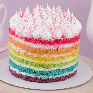 Rainbow FC Cake