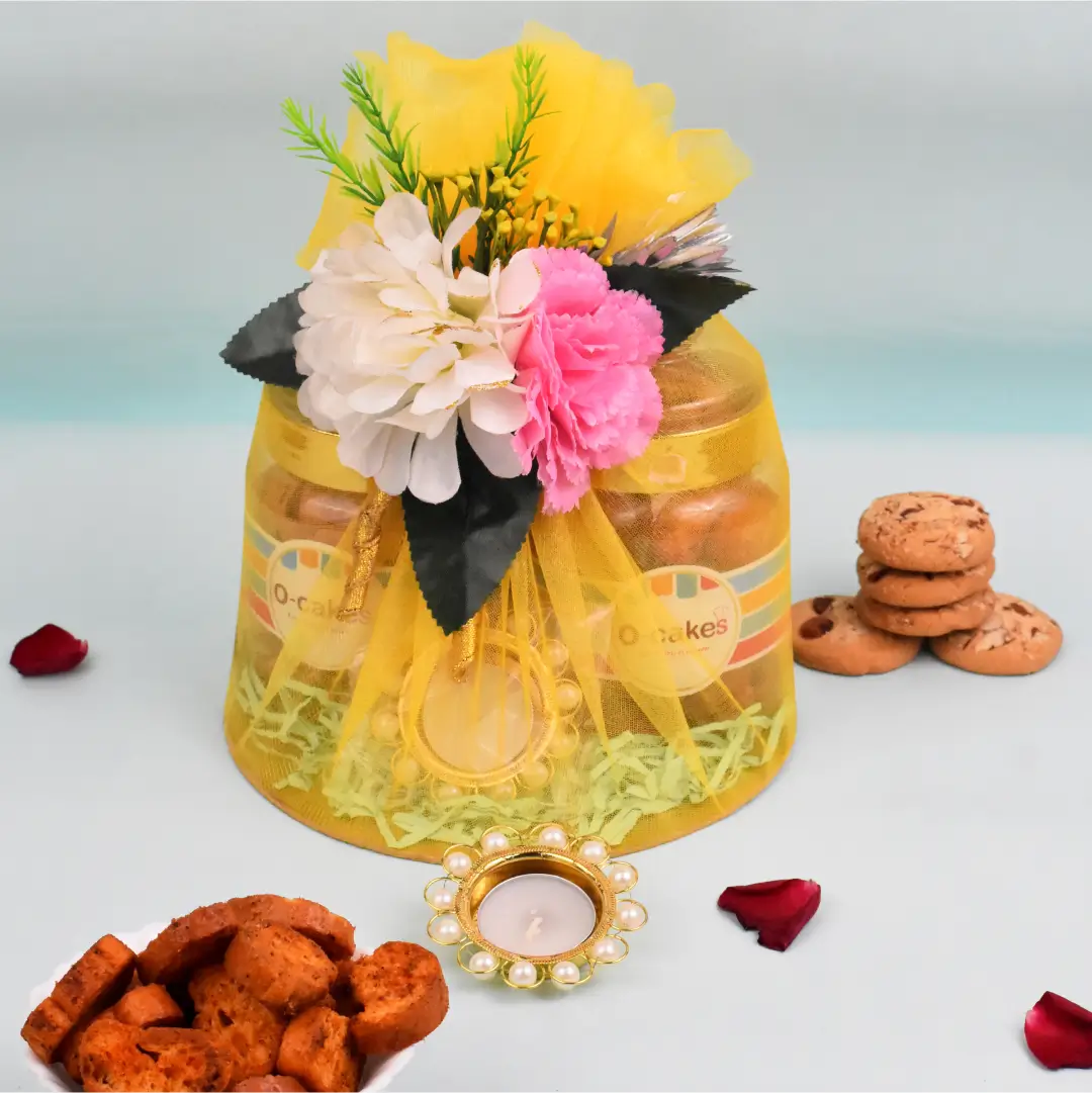 Diwali Jar Hamper With Diya