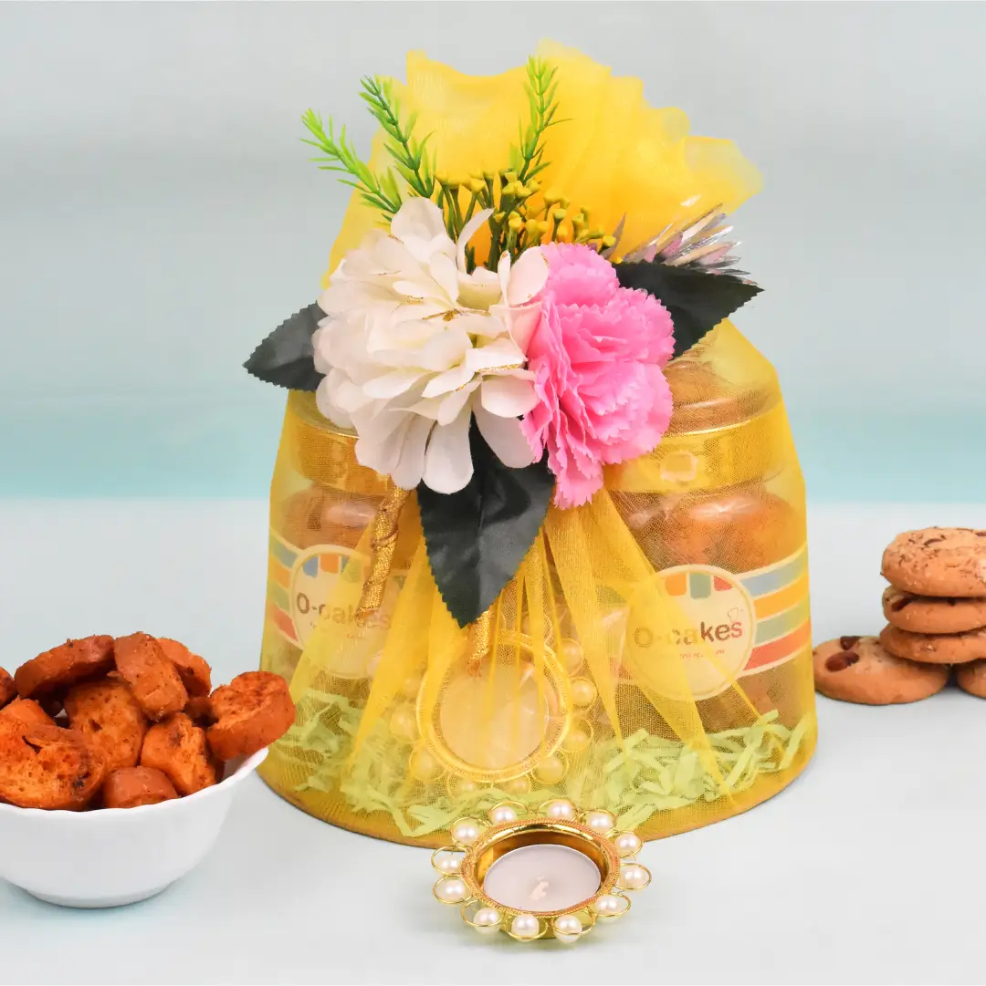 Diwali Jar Hamper With Diya