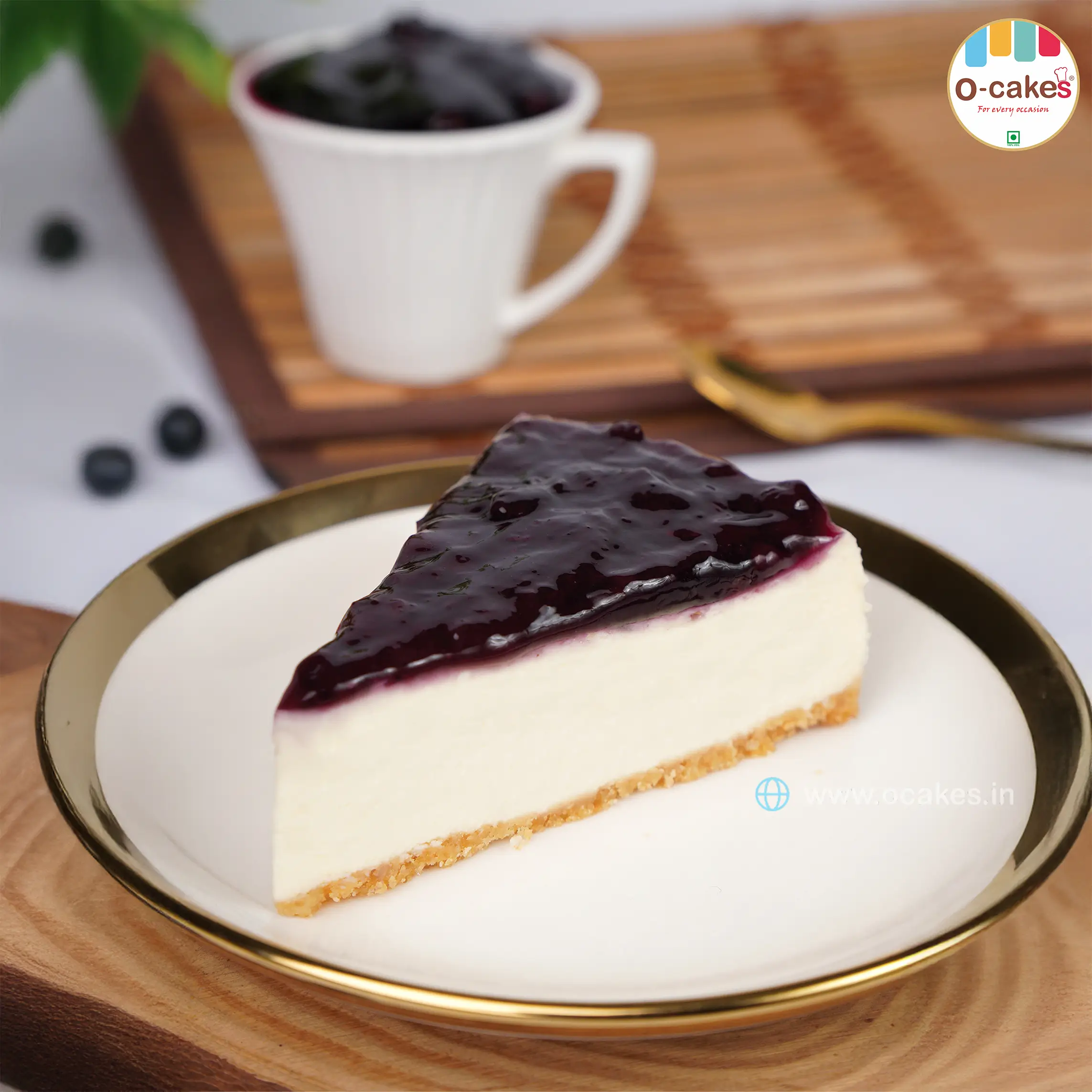 Blueberry Baked Cheese Pastry